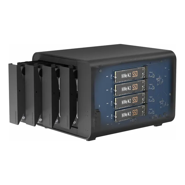 Terramaster D8 Hybrid Hdd Nvme Enclosure Usb 3.2 Gen 2