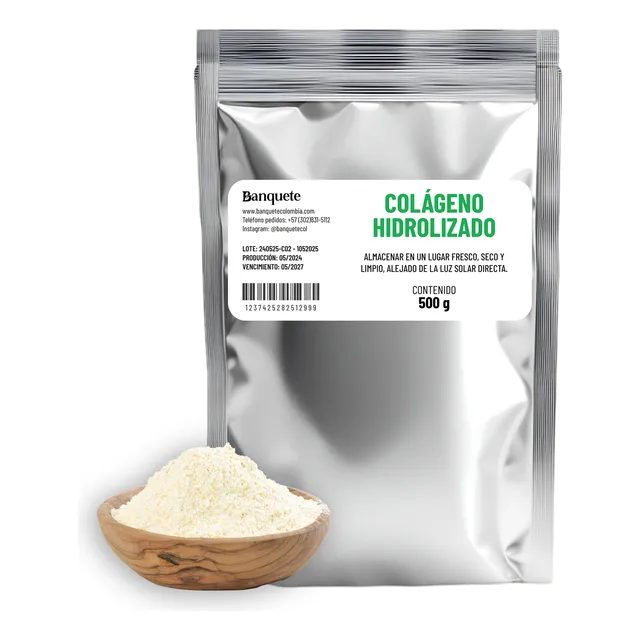 Colageno Hidrolizado 100% Puro 500gr