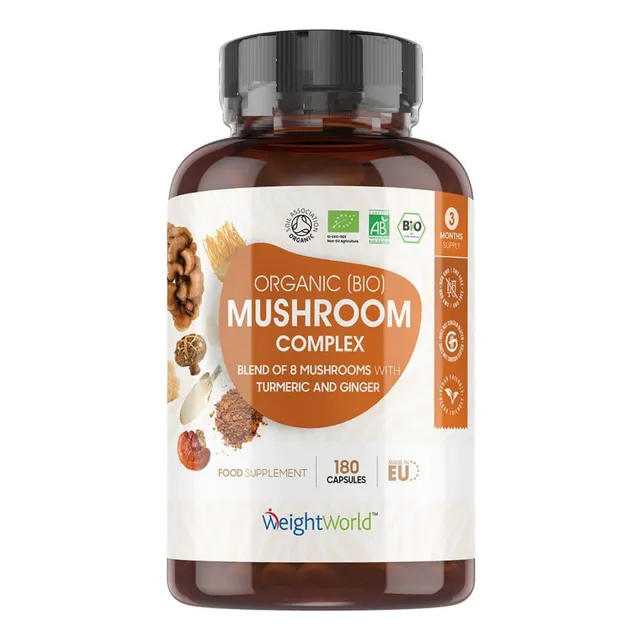 Melena Leon, Reishi, Shiitake, Maitake, Chaga, Cordyceps Eu