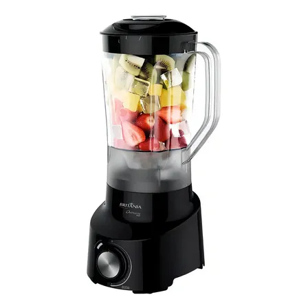 Liquidificador Diamante 800 Pt Britânia 4 Velocidades Cor Preto 220v