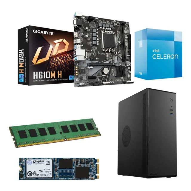 Kit Actualización Intel Celeron G6900 H610 Ddr5 8g 2t Gab Kt