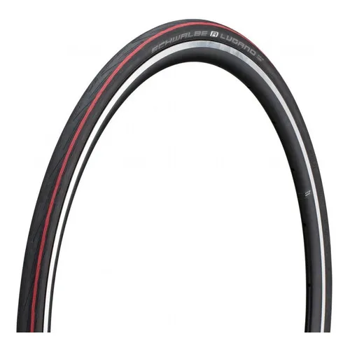 Cubierta Rodado 28 Schwalbe Lugano 700 X 25 Clincher Color Negro