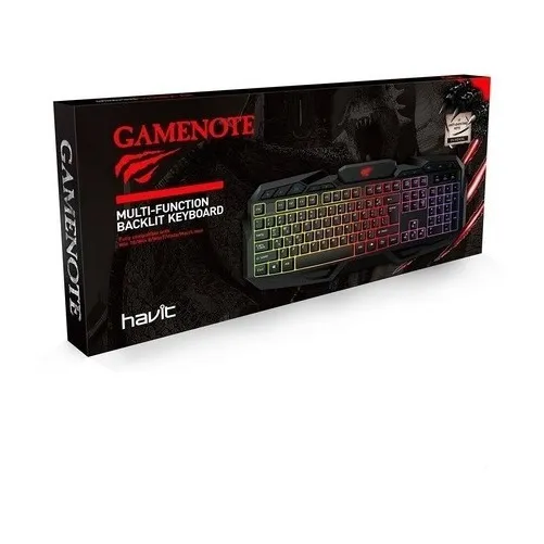 Teclado Multimedia Havit Hv-kb406l Usb Negro