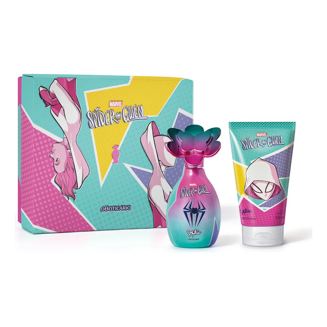 Kit Infantil O Boticario Spider Gwen com 2 Itens