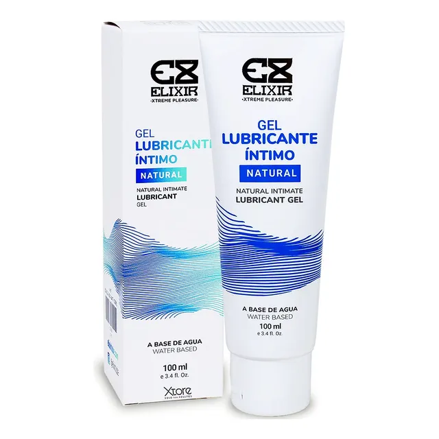 Gel Lubricante Intimo Natural Elixir Base Agua 100 Ml