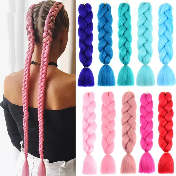 Extensiones De Cabello Sintético Para Trenzas Africanas