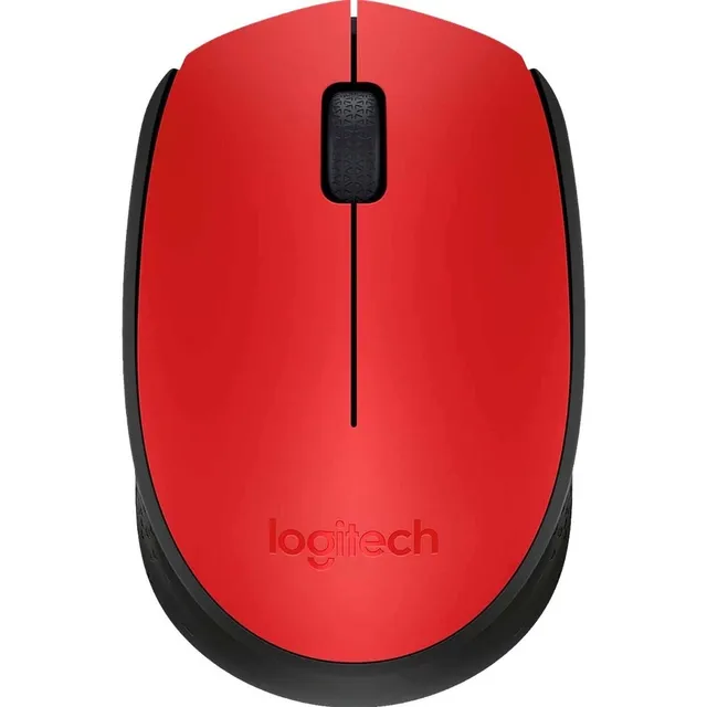 Mouse Inalámbrico Logitech M170 Color Rojo/Negro