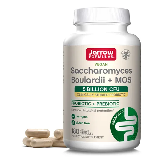 Probiótico Saccharomyces Boulardii Mos 5b 180 Cápsulas Veget