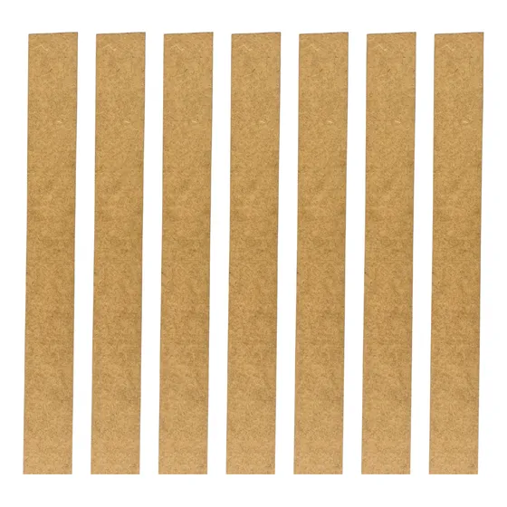Ripa Mdf Shiplap 3mm Kit 10 Un Cru Madeira Decoraçao 10x90cm