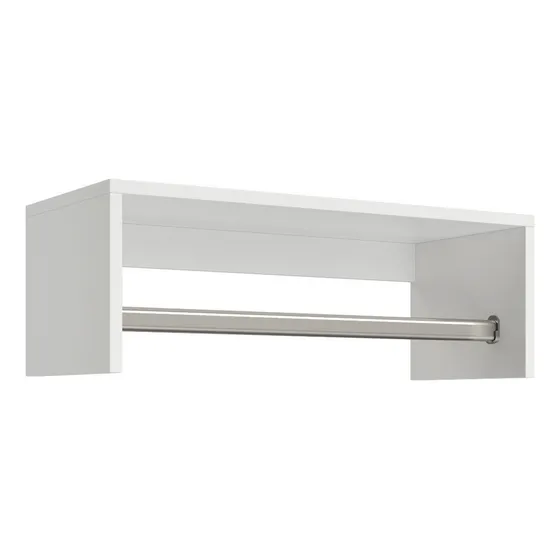 Cabideiro Porta Cabides Araras De Roupa Prateleira Multiuso