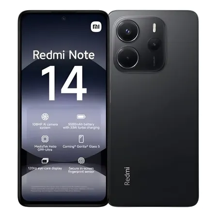 Xiaomi Redmi Note 14 Dual Sim 256gb 8gb 4g Global Cor Cinza-escuro