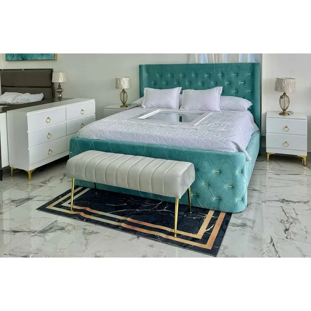 Juego De Habitacion Matrimonial Tapizado King