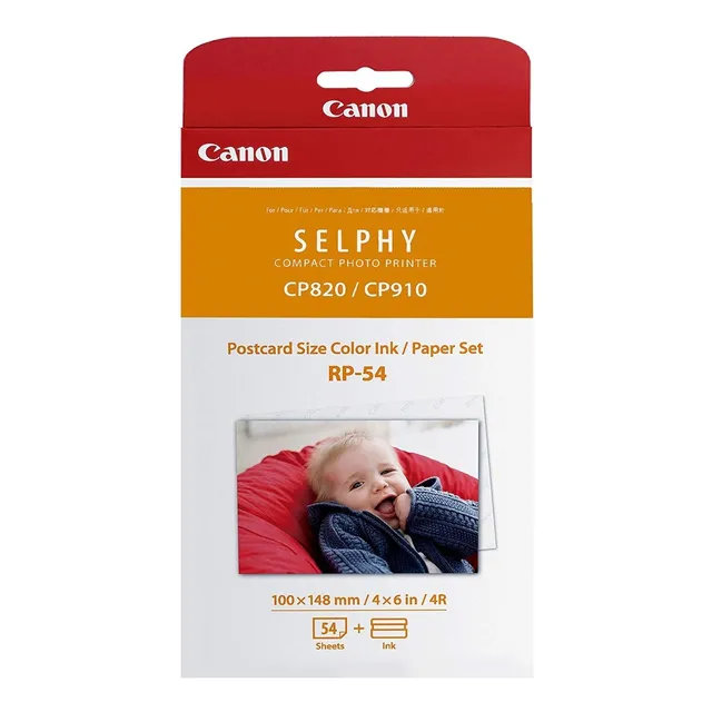 Papel Y Tinta Rp-54 Para Selphy De Canon