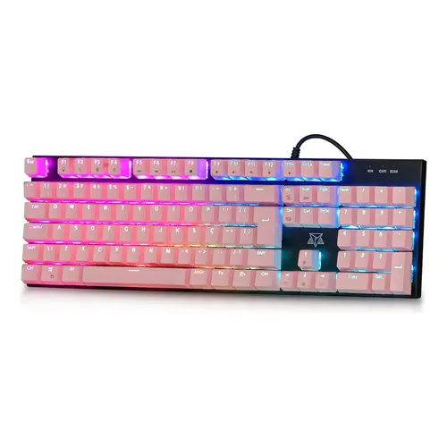 Teclado Gamer Mecânico Adamantiun Shuriken T10 Switch Red Hotswap