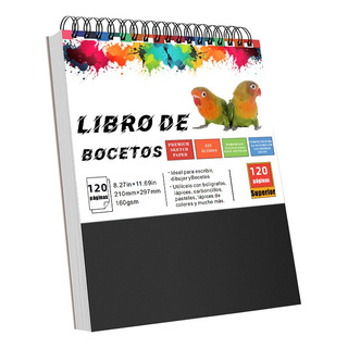 Cuaderno A4 De Boceto Y Dibujo 120 Páginas Blank Sketchbook Cuaderno A4 De Boceto Y Dibujo 120 Páginas Blank Sketchbook