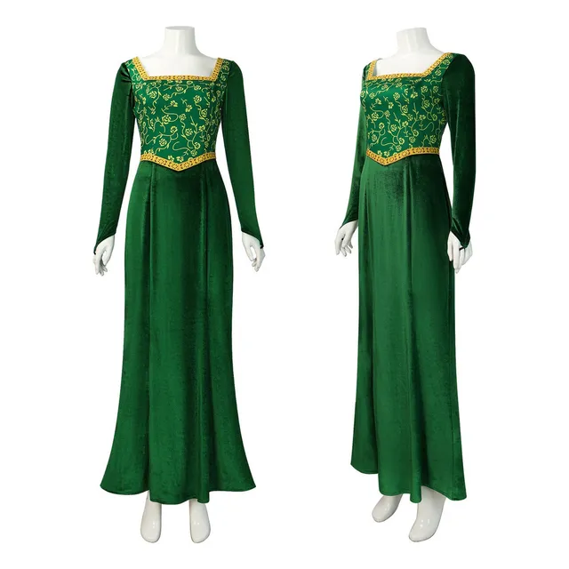 A Disfraz De Cosplay De La Princesa Fiona Para Mujer Dibujos