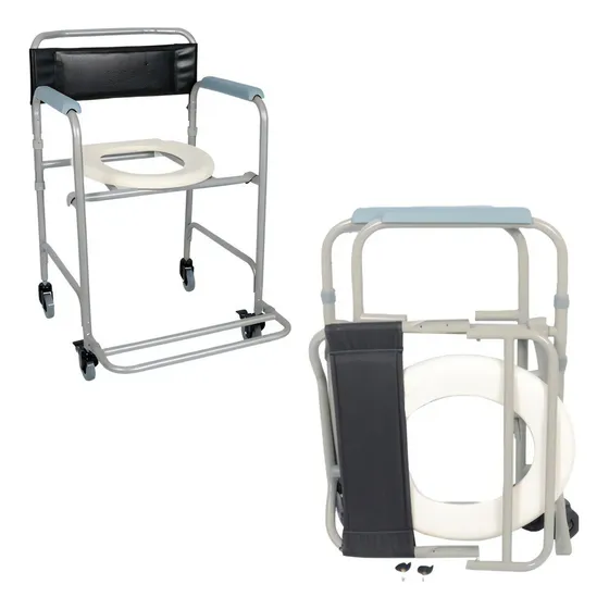 Cadeira De Banho Higienização Modelo D30 Até 100kg Dellamed