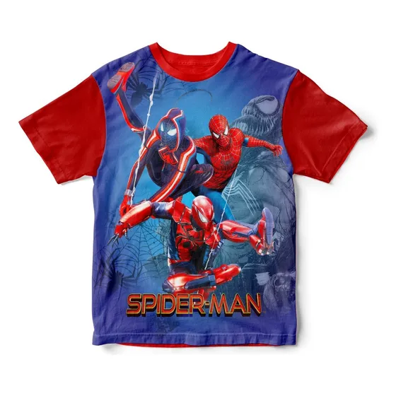 Franela Para Niños - Spiderman