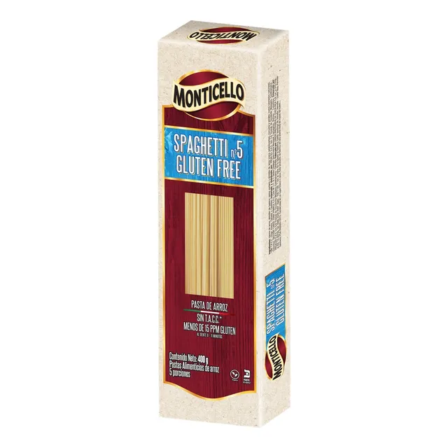 Spaghetti Monticello Gluten Free 400 Gr - g a $34