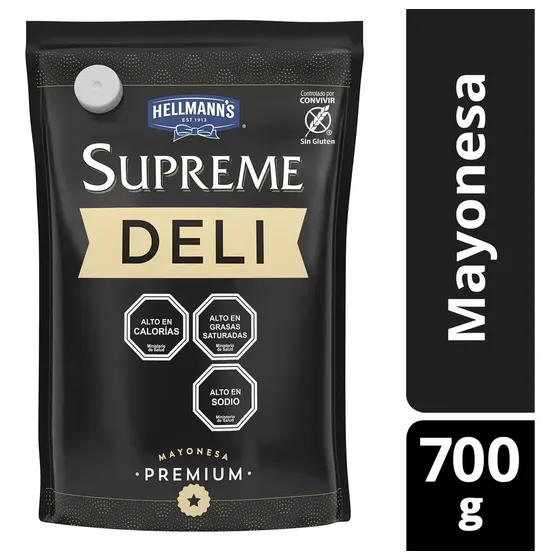 Hellmann's Supreme Mayonesa Deli Doypack 700gr | Cuotas sin interés