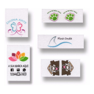 150 Etiquetas Personalizadas Em AlgodĂŁo P/ Roupa Artesanato. 150 Etiquetas Personalizadas Em AlgodĂŁo P/ Roupa Artesanato.