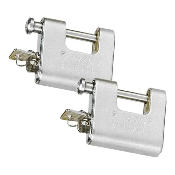 Candado Blindado Trabex 30 Mm Juego 2 Igual Combinacion