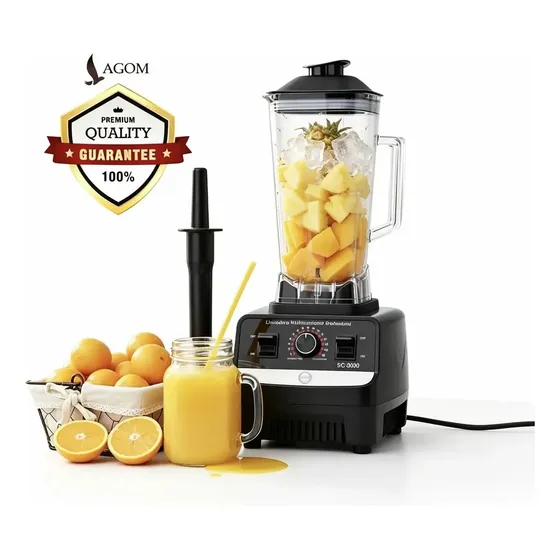 Licuadora Frappe 2L Domestica Profesional Lagom Exprimidor Eléctrico Para Batidos Extractor De Jugos Procesador De Smoothies Multifuncional