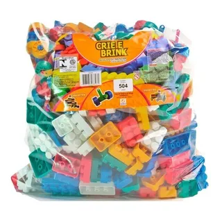 Crie E Brink Gb096a Blocos De Montar Infantil 504 Peças Crie E Brink Gb096a Blocos De Montar Infantil 504 Peças