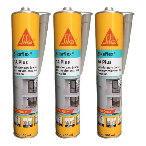 3un Sikaflex 1a Plus 300ml Sellador Poliuretano Envio Gratis