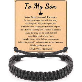 Jeka To My Son Pulsera Regalos Para Hijo De Mamá Papá, Pulse Jeka To My Son Pulsera Regalos Para Hijo De Mamá Papá, Pulse