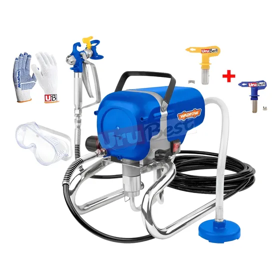 Máquina De Pintar Airless + Punteros Esmalte Membrana Wadfow