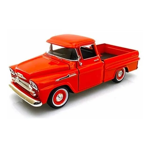 Chevy Apache Fleetside Pickup 1958 1:24 naranja