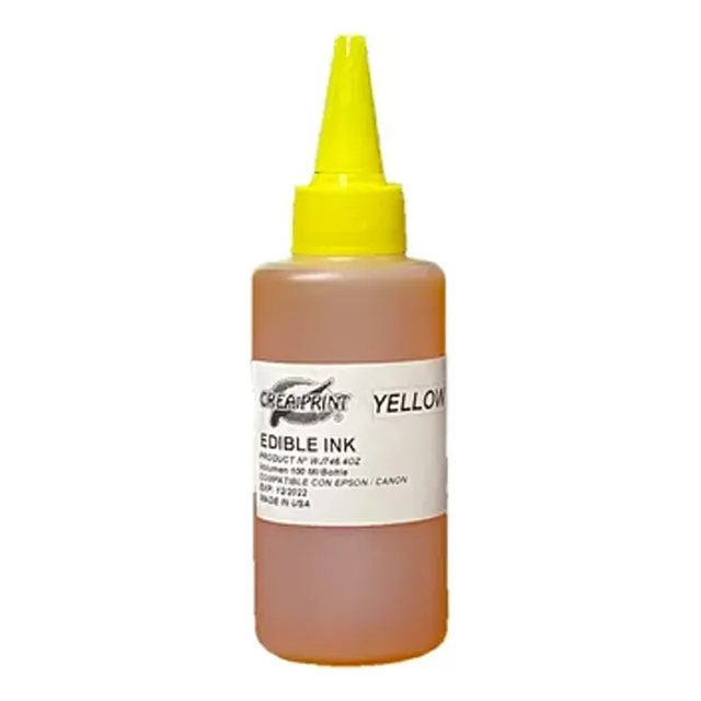 Tinta Comestible Para Foto Torta Por Color 100ml