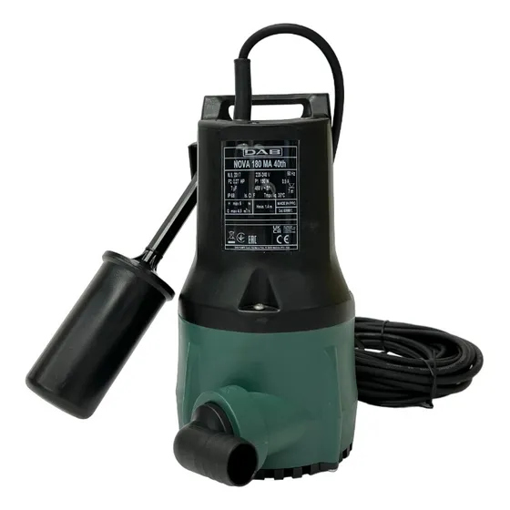 Bomba De Achique Dab Nova 180 Color Verde Oscuro