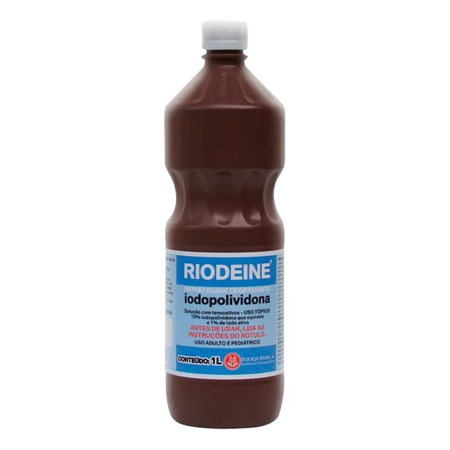 Riodeine (povidine) Dermo Suave Degermante 1 L Rioquimica