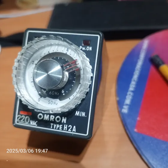 Temporizador Rele Omron H2a Nuevo 0-6 Minutos