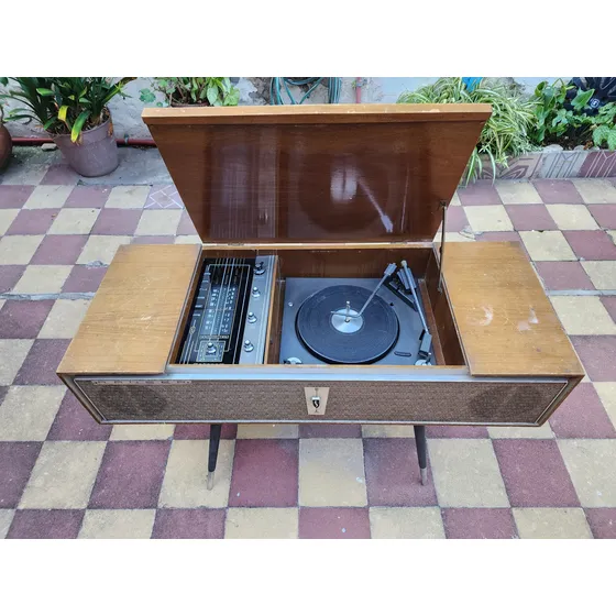 Combinado Ranser, Toca Discos, Radio Am, Fm - Para Reparar Marrón Claro
