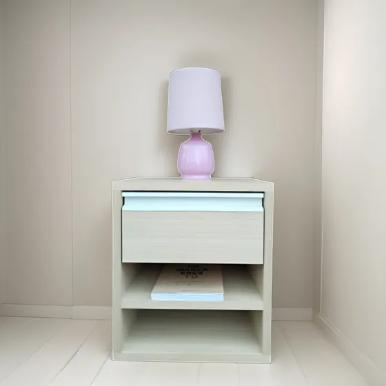 Mesa De Luz Con Cajón Family Wood