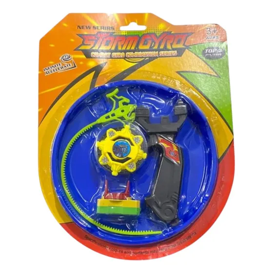 Juego De Trompo Mas Pista Super Divertido Y Colorido Color Multicolor