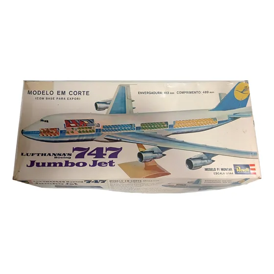 Boeing 747 Revell (a.kikoler) Brasil Ano 1976 - Decal Varig