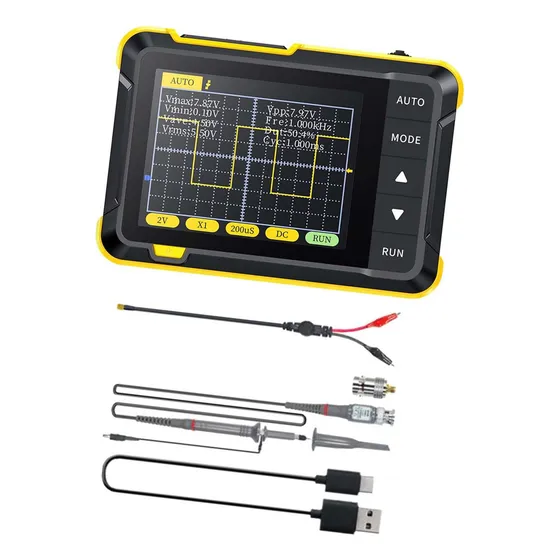 - Osciloscópio Digital Osciloscópio Multímetro 200 Khz
