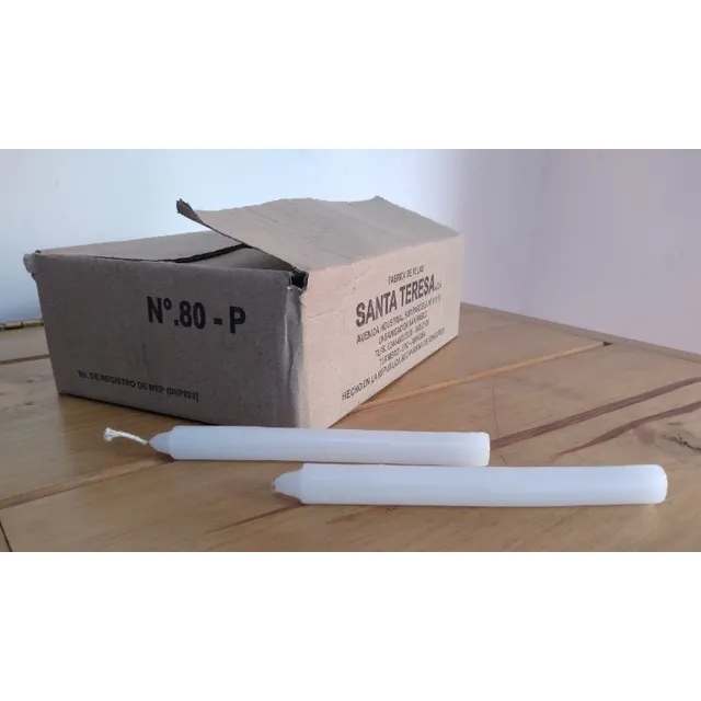 Vela 80 Fina Por Caja Precio Promo