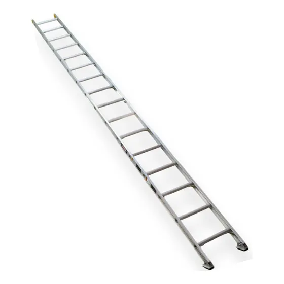 Escalera Recta De Aluminio 16 Escalones Canal 175kg Ert2-16