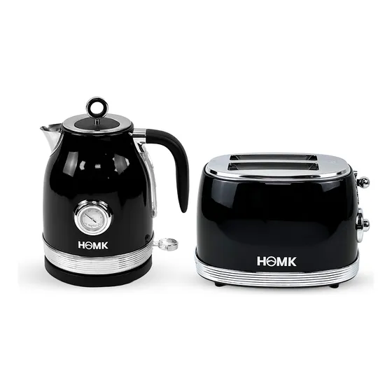 Set Tostadora + Pava Electrica Botticelli Breeze Homk Negro
