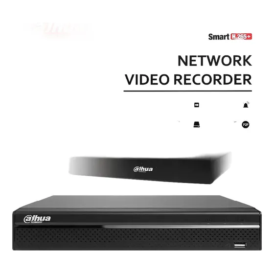 Nvr Dahua 8 Canales Poe 4k/8mp Audio Ip H.265+ P2p Onvif