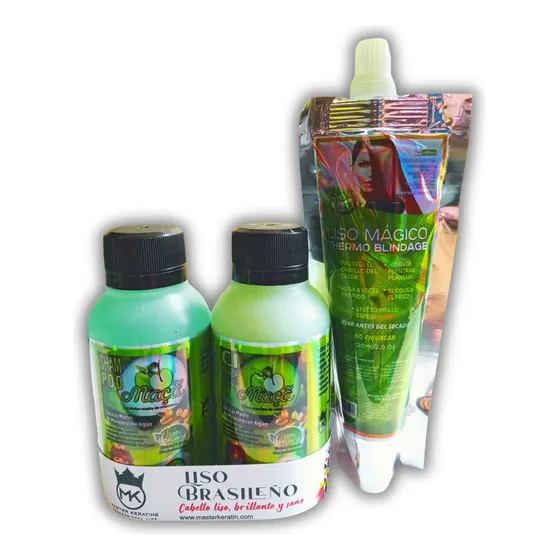 Alisado Celulas Madre Manzana Y Argan Anti Caida Sin Formol 