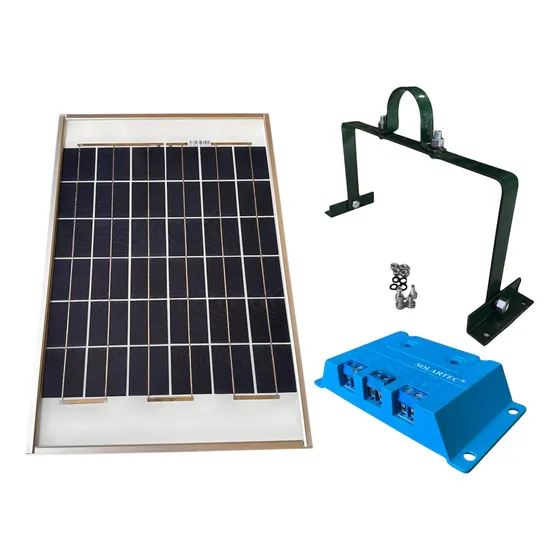 Panel Pantalla Solar 20w + Regulador Bateria 12v + Soporte