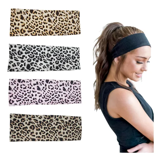 Cintillo Multiuso Elasticado Leopardo Moda