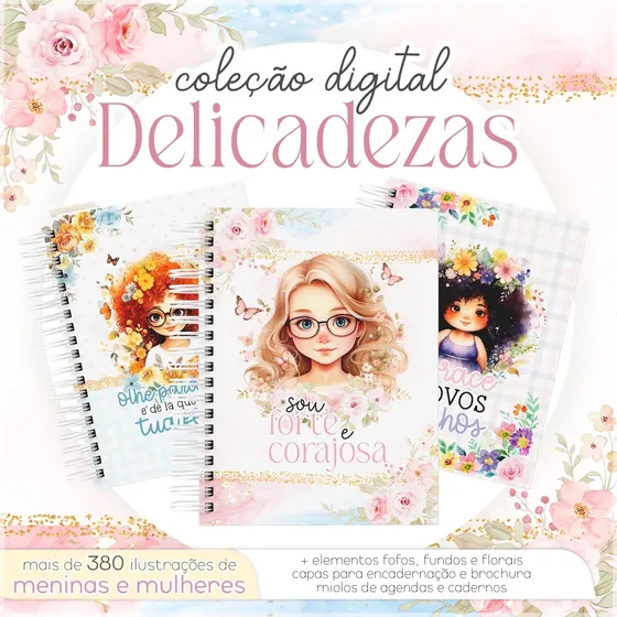 Arquivo Digital Agendas Mascotinhas Delicadas 2024 #0831