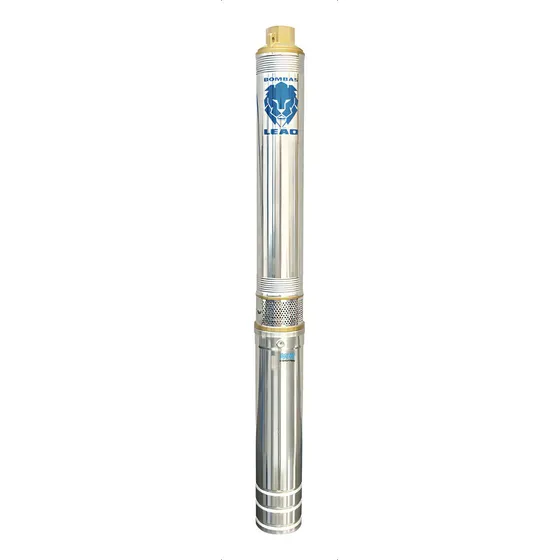 Bomba Submersa Leão 1cv 220v 3 Polegadas (caneta) C/ 2 Fios Cor Prateado